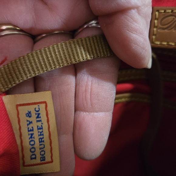 Dooney & Bourke Rich Brown Suede Shoulder Bag - Picture 10 of 11